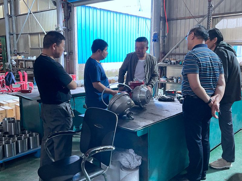 合作伙伴的主要負(fù)責(zé)人來(lái)我廠參觀、調(diào)研