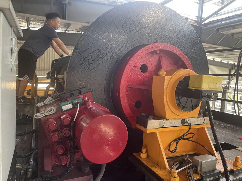 湖北黃岡冶金用天車SB100現場指導調試